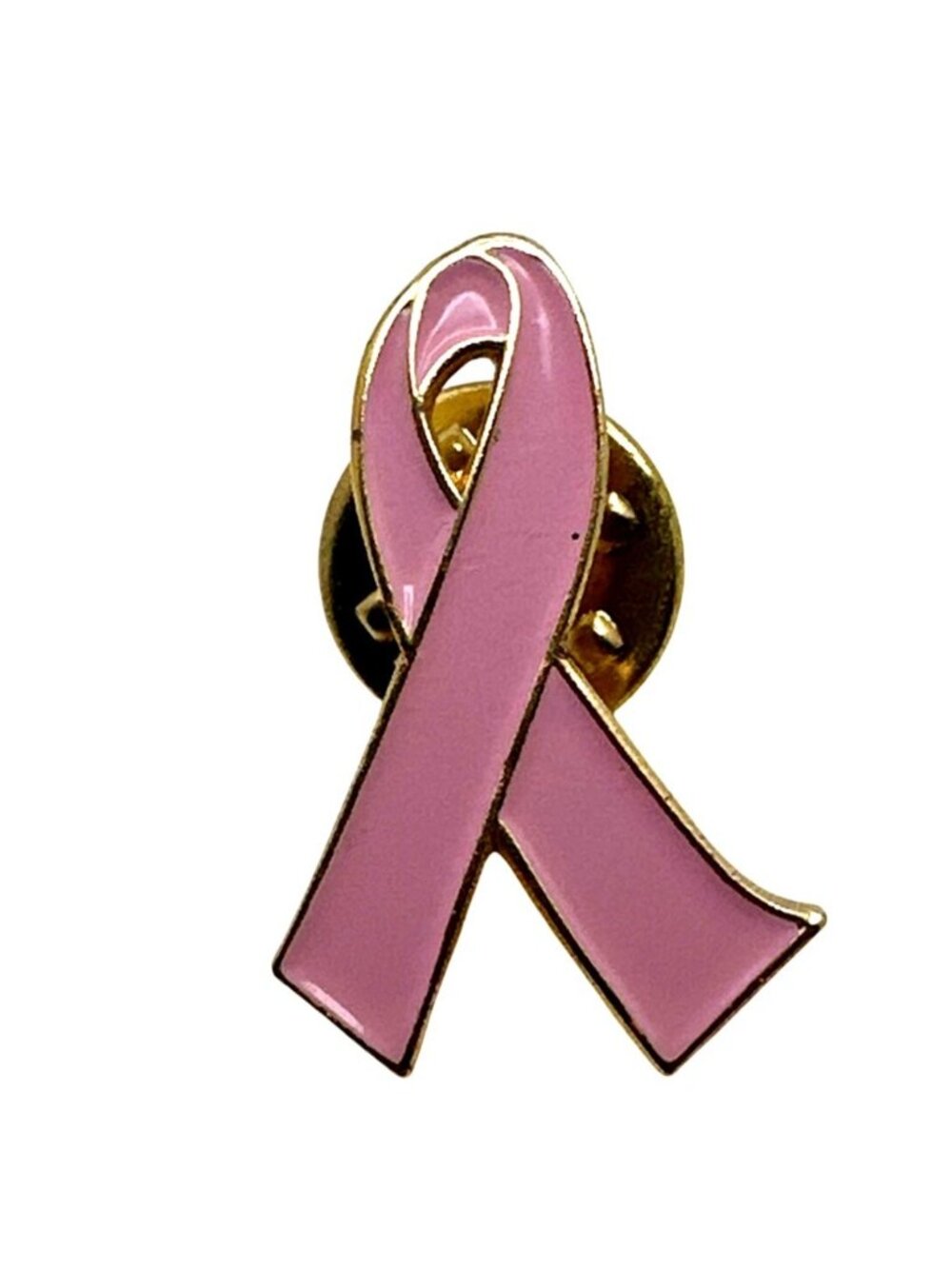 Pink Awareness Ribbon Pin Breast Cancer Support Strength Courage Hope Cause